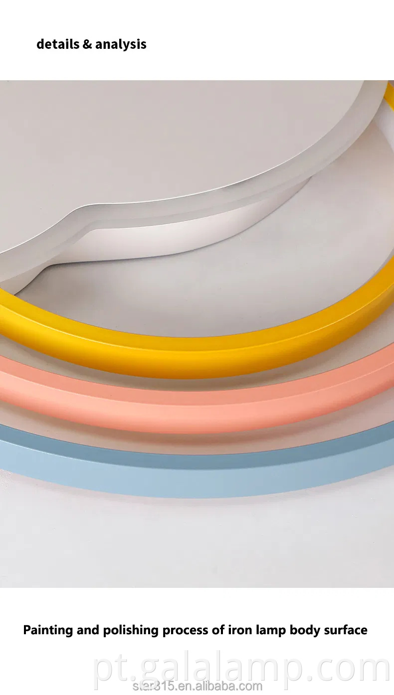 Luz do teto do quarto, criatividade moderna, luminárias inteligentes da sala